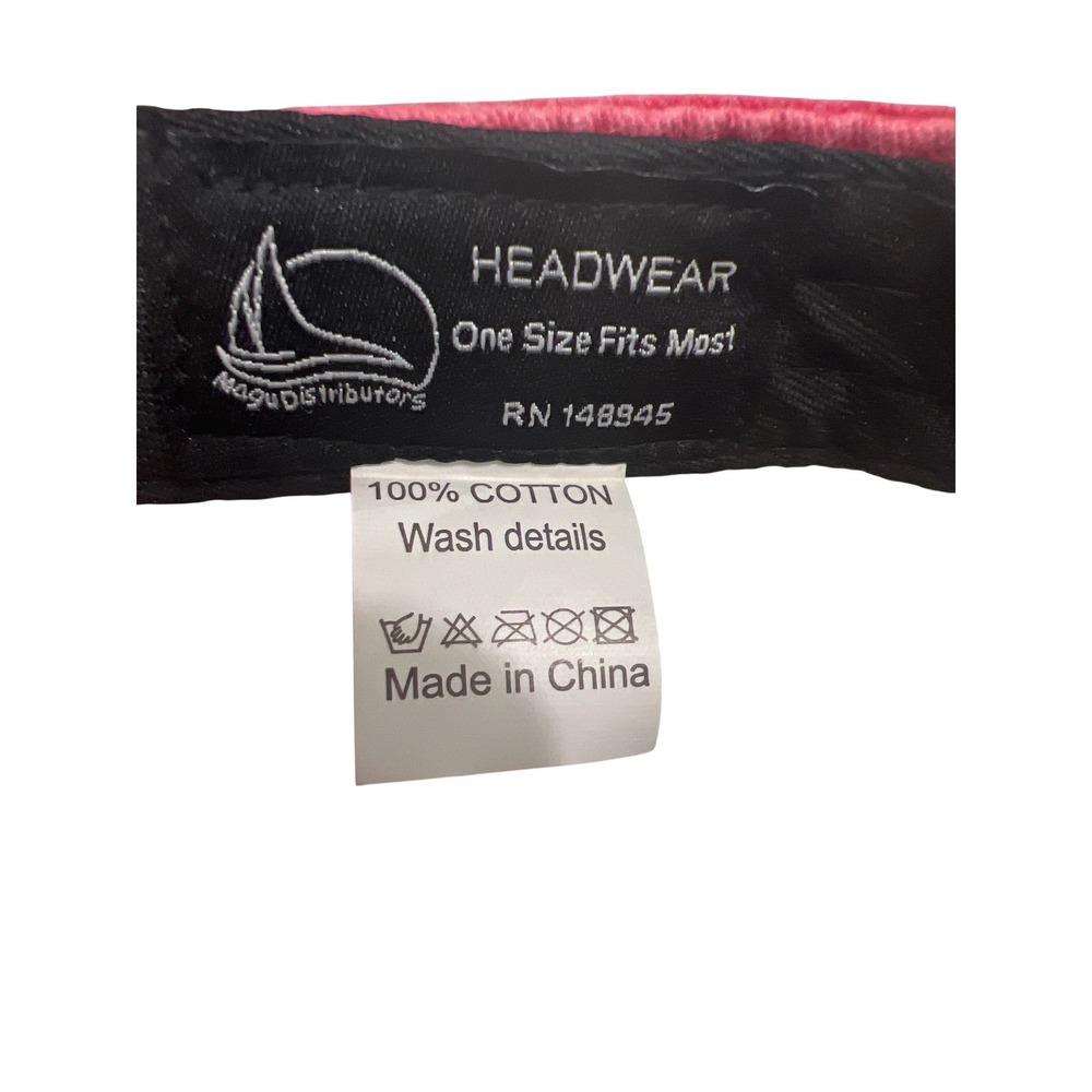 South Carolina Gamecocks USC Distressed Sun Visor Red Grey Adjustable Hat - Picture 4 of 6
